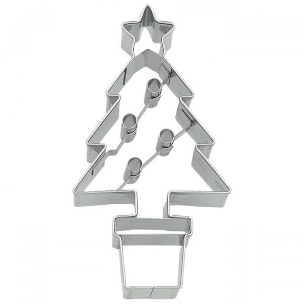 Birkmann Edelstahl Ausstechform Weihnachtsbaum 8,5 cm