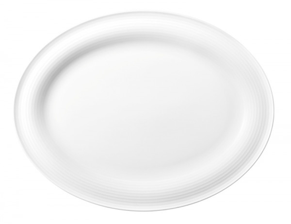 Seltmann Weiden Beat weiß Servierplatte oval 31x24cm