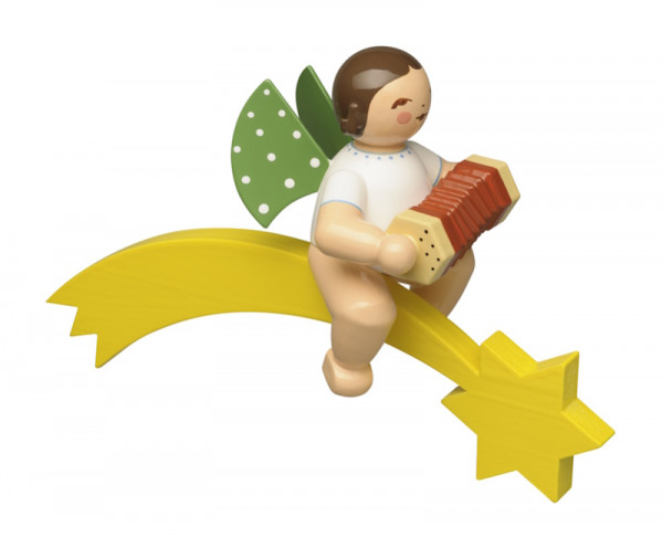 Wendt&Kühn Engel mit Konzertina auf Komet