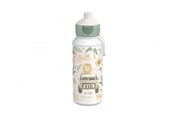 Mepal Trinkflasche Pop-Up Campus 400ml Safari Friends