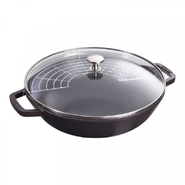 Staub Wok 30 cm schwarz