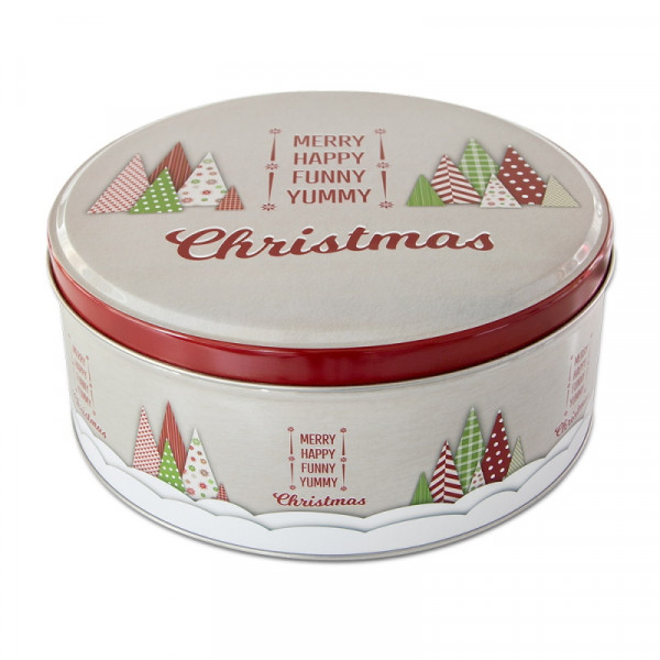 Städter Gebäckdose Yummy Christmas rund ø 22 cm / H 9,5 cm