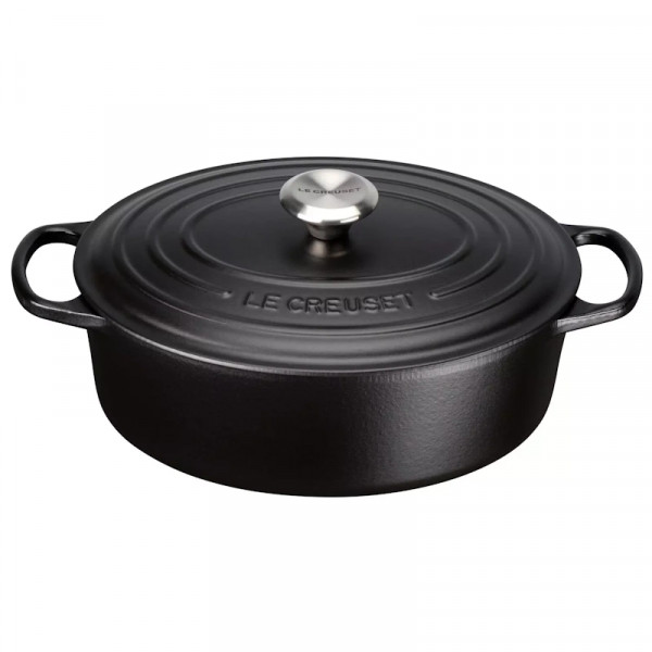 Le Creuset Bräter oval 35 cm schwarz