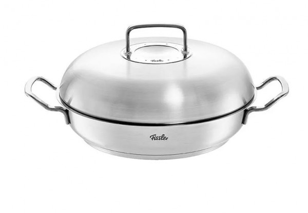 Fissler Original Profi Collection Servierpfanne 24 cm mit Hochraumdeckel