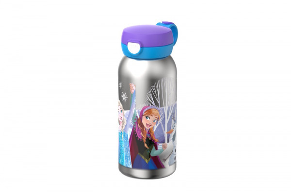 Mepal Edelstahl Trinkflasche mit Klappdeckel Frozen Friends 600ml