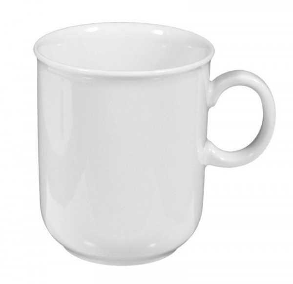 Seltmann Weiden Compact weiß uni Becher mit Henkel 0,25l
