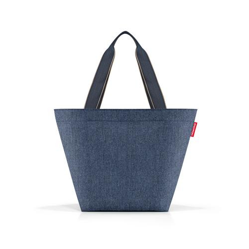 Reisenthel Shopper M Herringbone Dark Blue