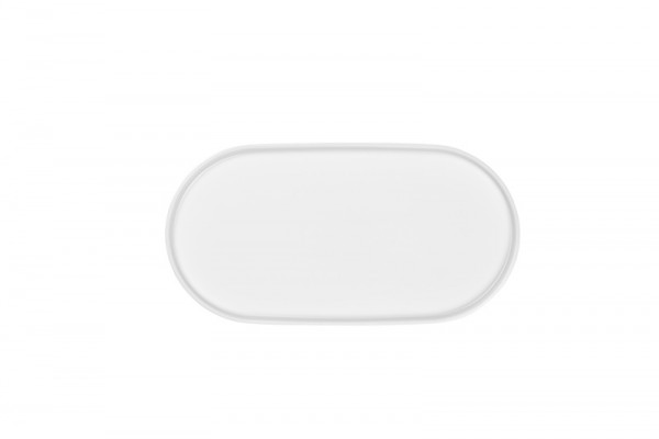 ASA opal Teller oval weiß