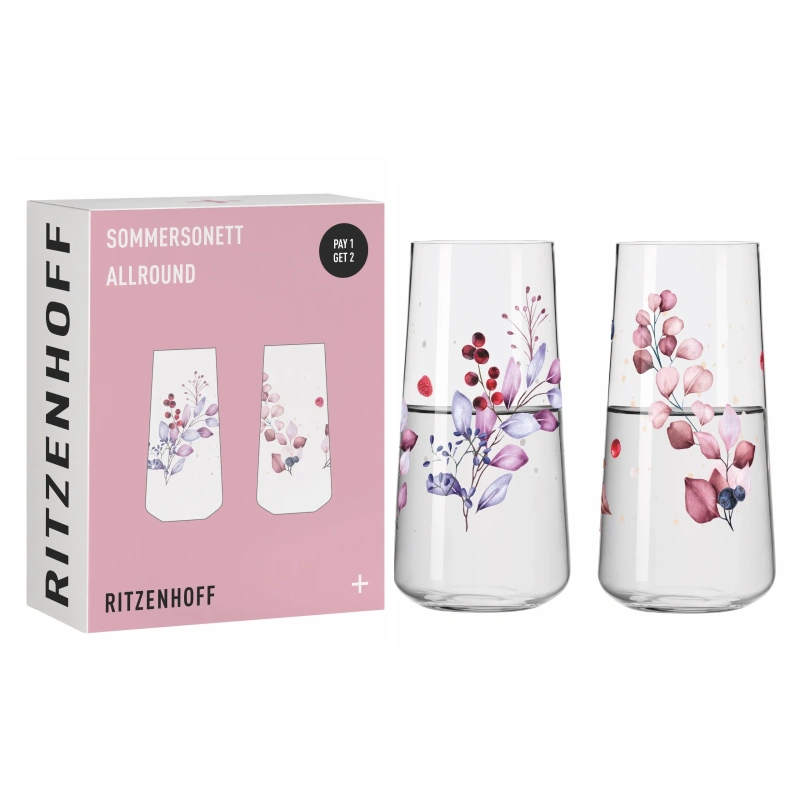 Ritzenhoff Sommersonett Becher 2er F23 | Aperizzo | Ritzenhoff Glas | Glas | Tischkultur