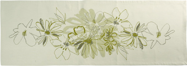 Sander Big Bloom Tischläufer 50x140cm Olive