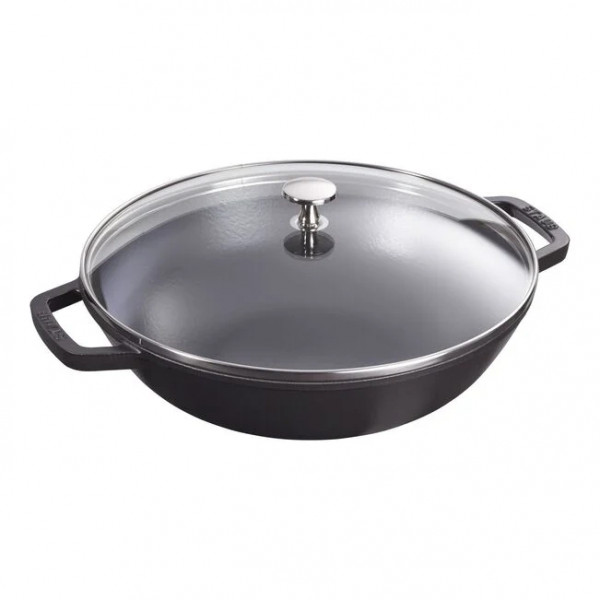 Staub Wok 30 cm schwarz