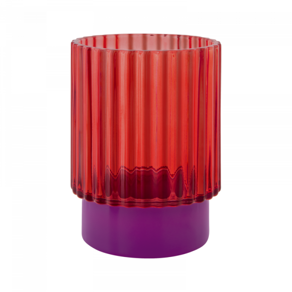 Remember Teelichtglas Lumi Red