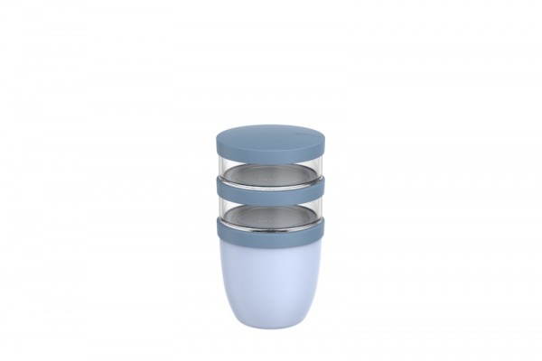 Mepal Lunchpot Ellipse 3tlg nordic blue