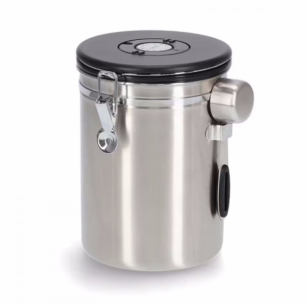 Zeller Present Kaffeedose mit Löffel Edelstakl/ Kunststoff 2700ml