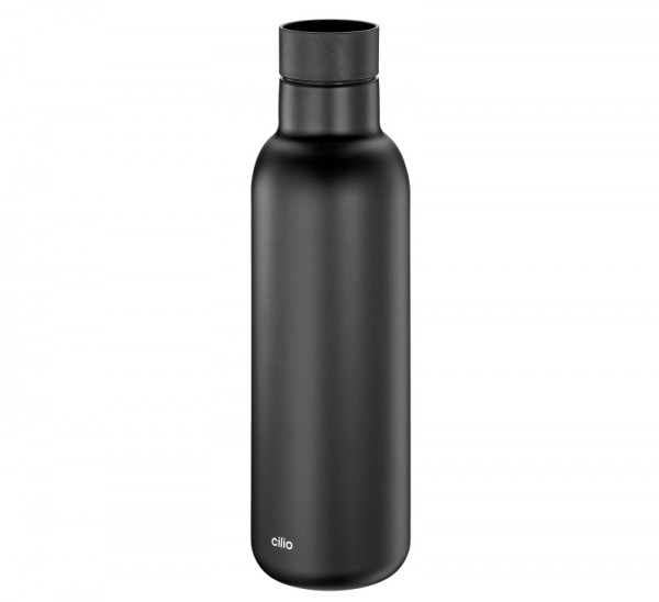 Cilio Isoliertrinkflasche Deluxe 450ml Schwarz