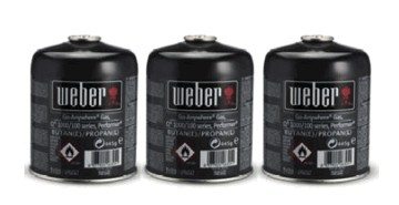Weber Gas Kartusche 3er-Pack (3 x 445 g)