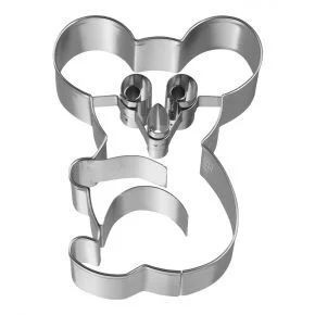 Birkmann Ausstechform Koala Edelstahl mit Innenprägung, 8 cm
