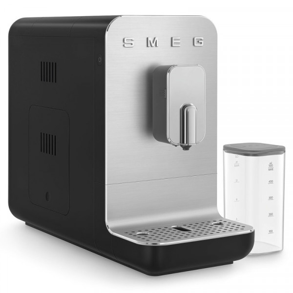 Smeg Kaffeevollautomat mit Milchfunktion Schwarz matt