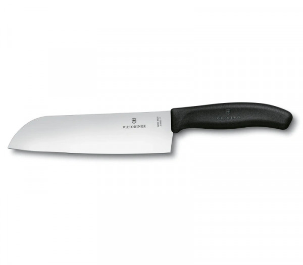 Victorinox Swiss Classic Santoku schwarz 17 cm glatt