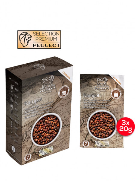 Peugeot Kampot Roter Pfeffer 60g