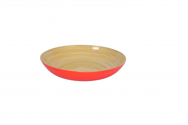 Albert L. Bambus Schüssel 30x5,5cm orange
