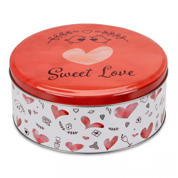 Städter Gebäckdose Sweet Love rund ø 22 cm / H 9,5 cm