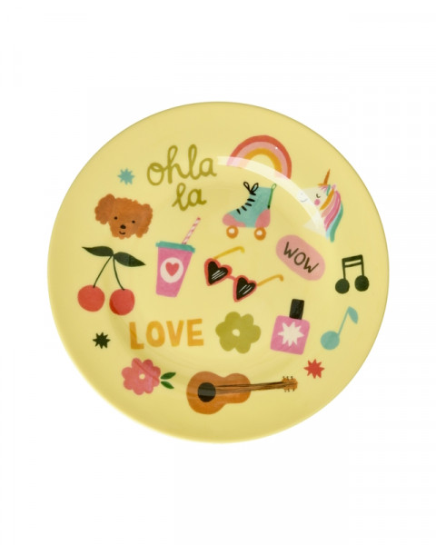 Rice Teller 22cm Unicorn Love Print