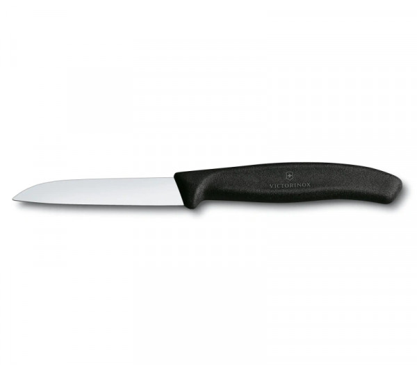 Victorinox Swiss Classic Gemüsemesser schwarz 8 cm glatt