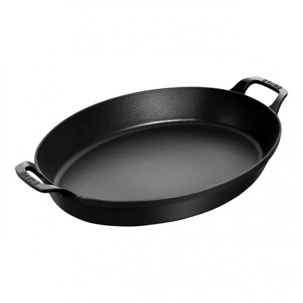 Staub Auflaufform 37 cm oval Gusseisen