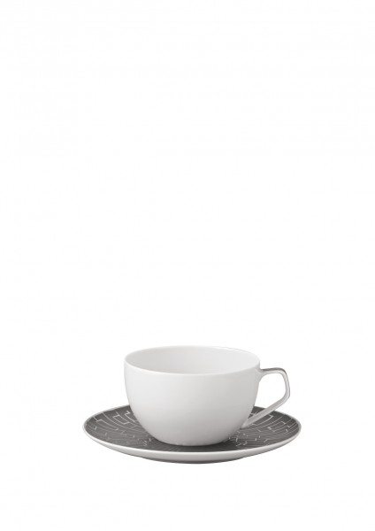 Rosenthal TAC Skin Platin - Kombitasse 2tlg.