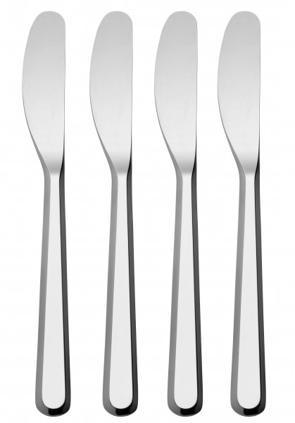 ALESSI Amici Buttermesser-Set 4tlg Edelstahl