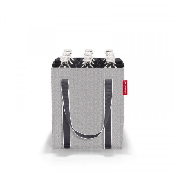 Reisenthel bottlebag herringbone grey