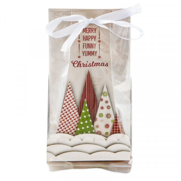 Städter Geschenktüte Yummy Christmas Set 9 x 25 cm 24-teilig