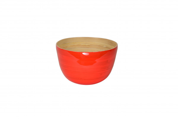 Albert L. Bambus Schüssel 22x14cm orange