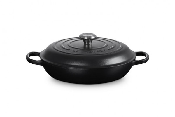 Le Creuset Gourmet-Profitopf 30 cm innen schwarz