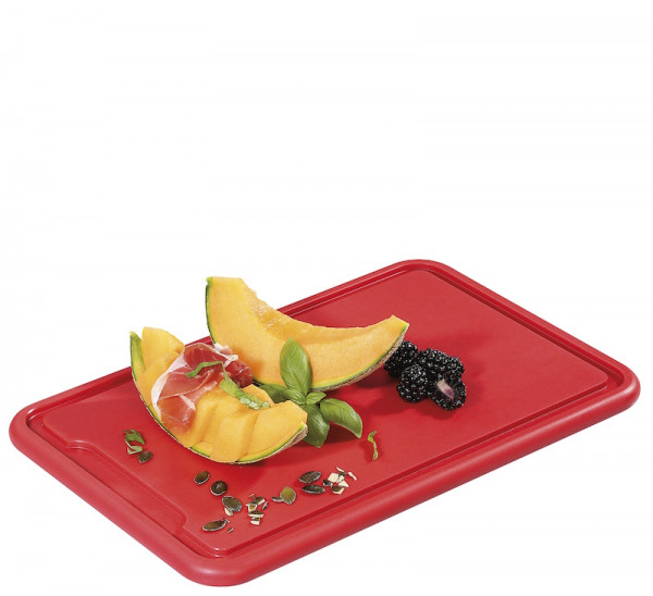 Zassenhaus Tranchierbrett Profi, rot 36x23cm