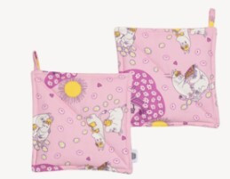 Iittala Moomin Topflappen 2er Set 22x22cm Sweethearts