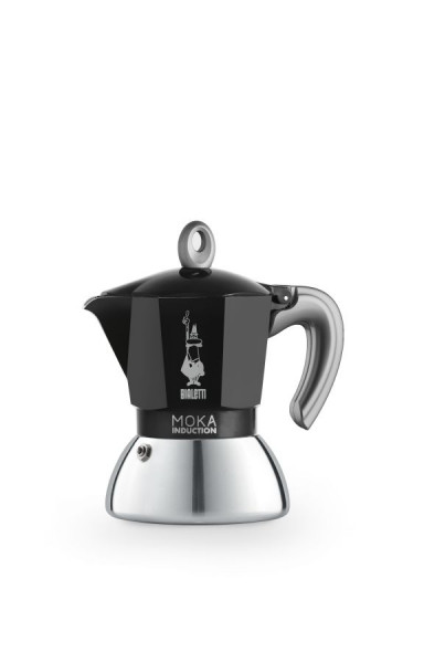 Bialetti Espressokocher New Moka Induction schwarz 2 Tassen