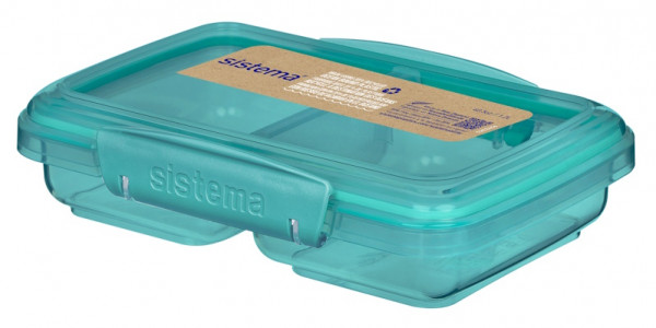 Sistema Lunchbox Small Split 350ml Teal/Stone oder Mountain Blue