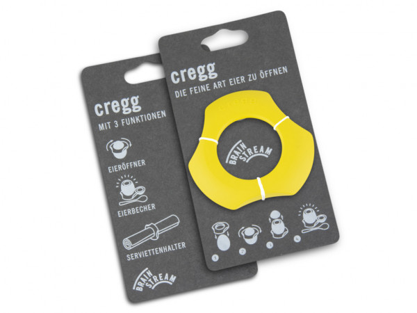 Brainstream Cregg Eieröffner Gelb