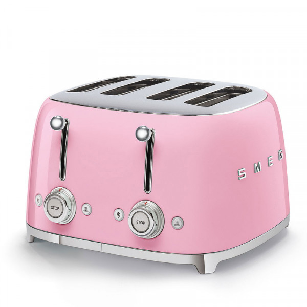 Smeg Toaster 4 Scheiben Cadillac Pink 50'S Retro Style