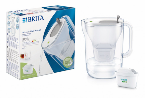 Brita Wasserfilter Style hellgrau