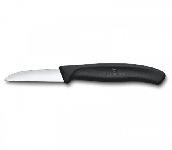 Victorinox Swiss Classic Gemüsemesser schwarz 6 cm glatt