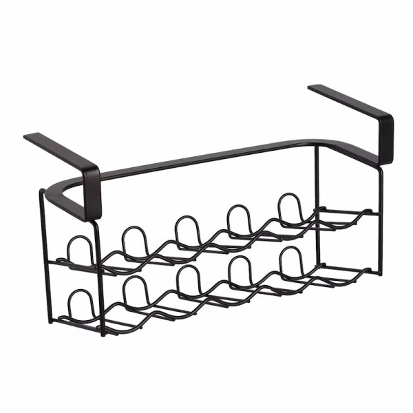 Zeller Present Gewürzgläser-Regal Metall Schwarz