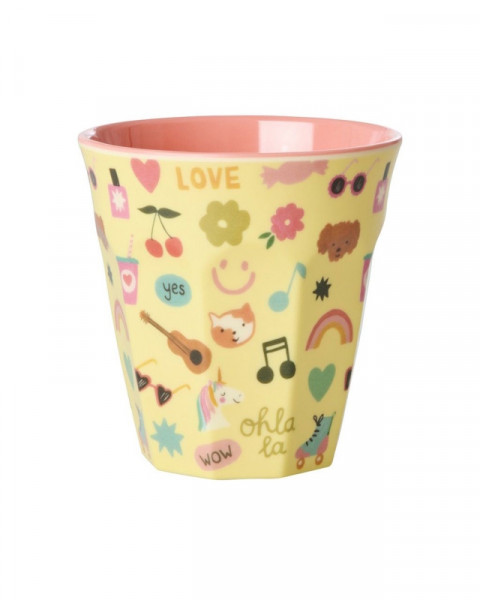 Rice Becher 9cm Unicorn Love Print