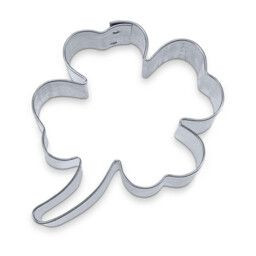 Städter Ausstecher Edelstahl glänzend Glücksklee 7 cm