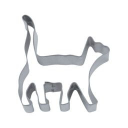 Städter Ausstecher Edelstahl glänzend Katze 9 cm stehend