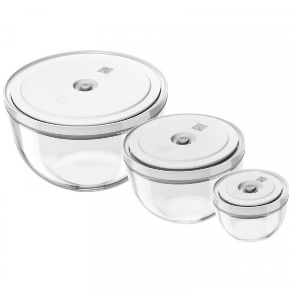 Zwilling Fresh&Save Vakuumschüssel Set S/M/L 6tlg Glas