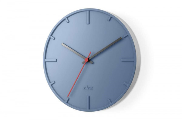 Zack Wanu Wanduhr 27cm Blau