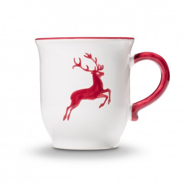 Gmundner Bordeauxr. Hirsch  Schokotasse (0,3L)